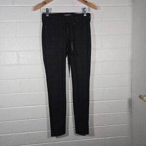 Liverpool Jacqueline Skinny Pants Petite 0 Stitch Fix Punk Goth Check Alt Artsy